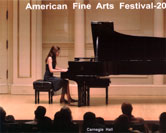 Sophie Kohn at the Carnegie Hall